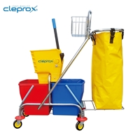 XE VẮT NƯỚC 2 NGĂN CLEPROX + TÚI ĐỰNG RÁC CX-58B